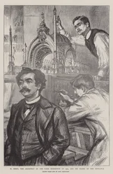 M Binet, the Architect of the Paris Exhibition of 1900, and his Model of the Entrance
